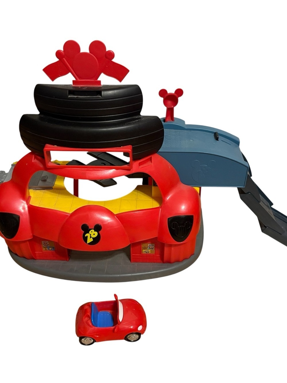 Fisher-Price DTT85 Roadster Racers Garage Disney Mickey Mouse Clubhouse